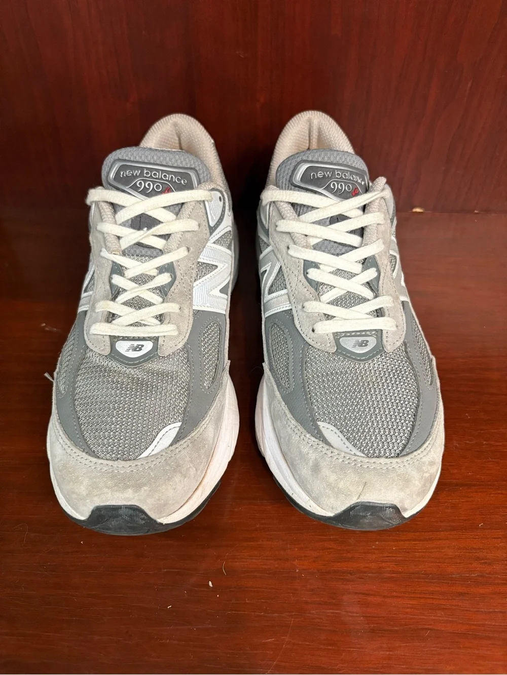 New Balance Gray and White Men's Sneakers
